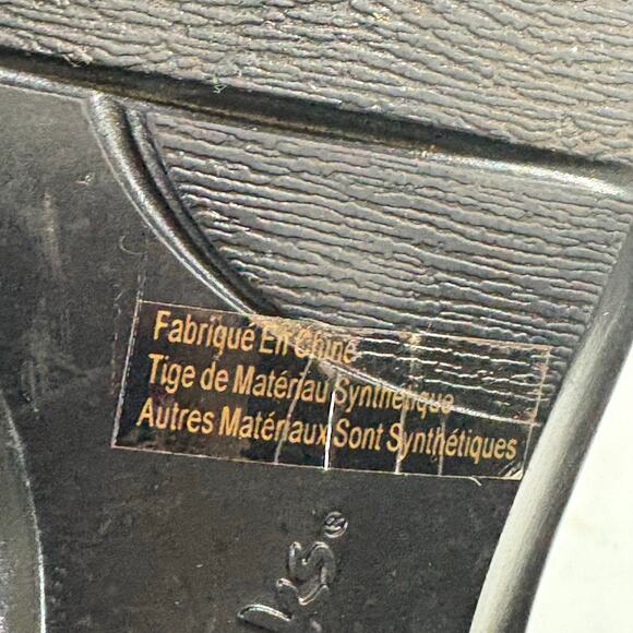 Clarks Bendables Brown Croc Embossed Loafers Comfort Slip-On Size 9.5M - Picture 11 of 14